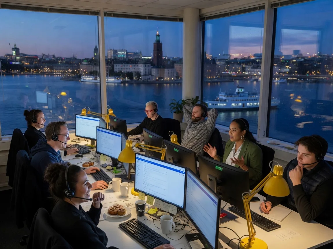 The A-Sales calling floor